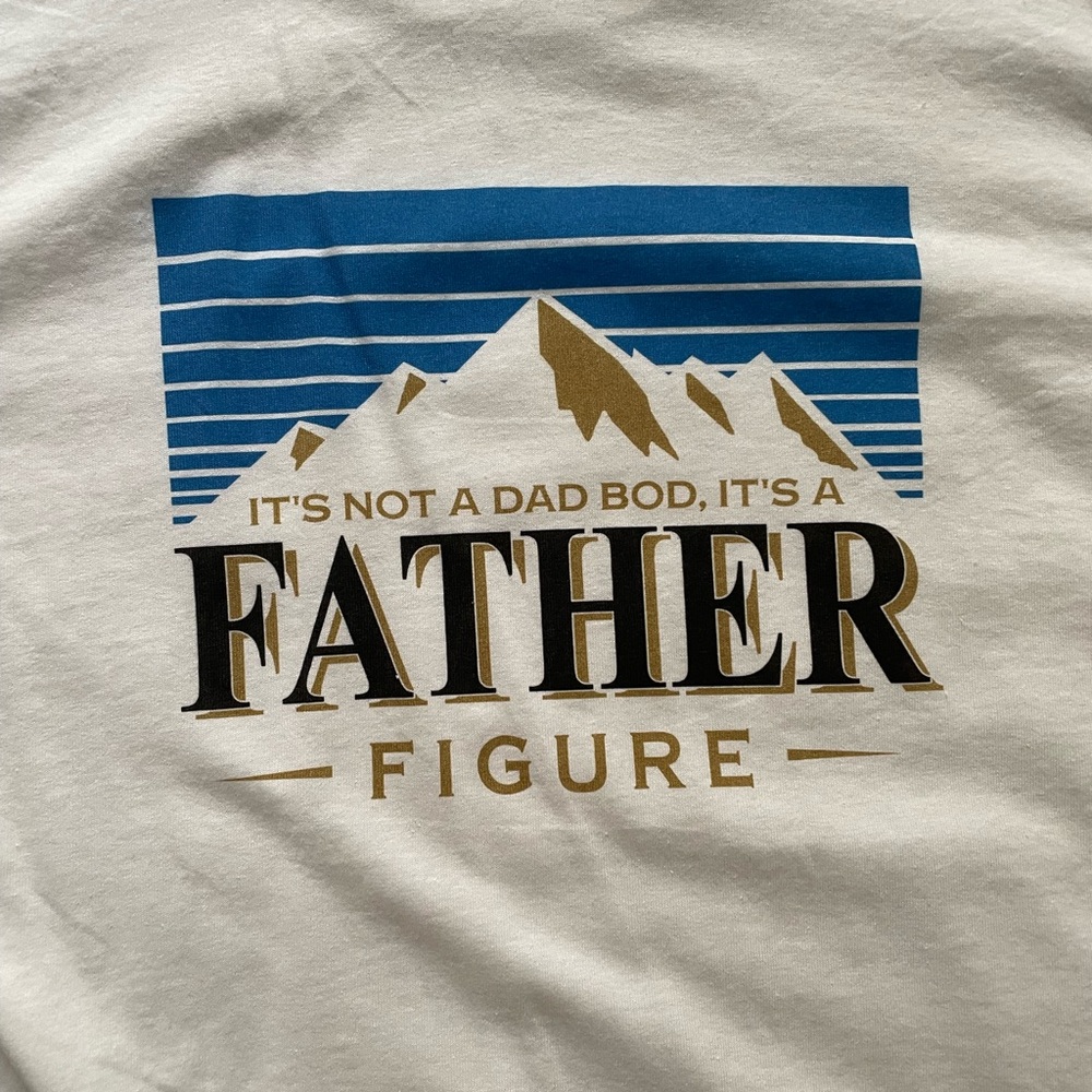 NWOT Men’s White Father Figure Tshirt
